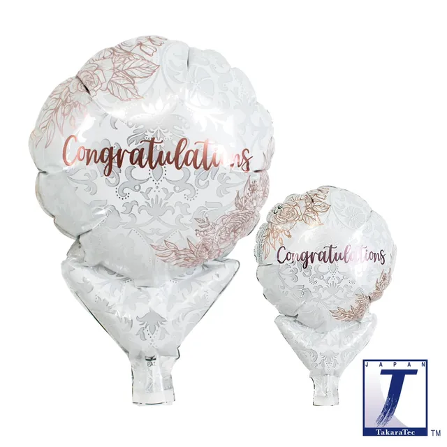 upright-round-5-zoll-folienballon-congrats-damask image 1