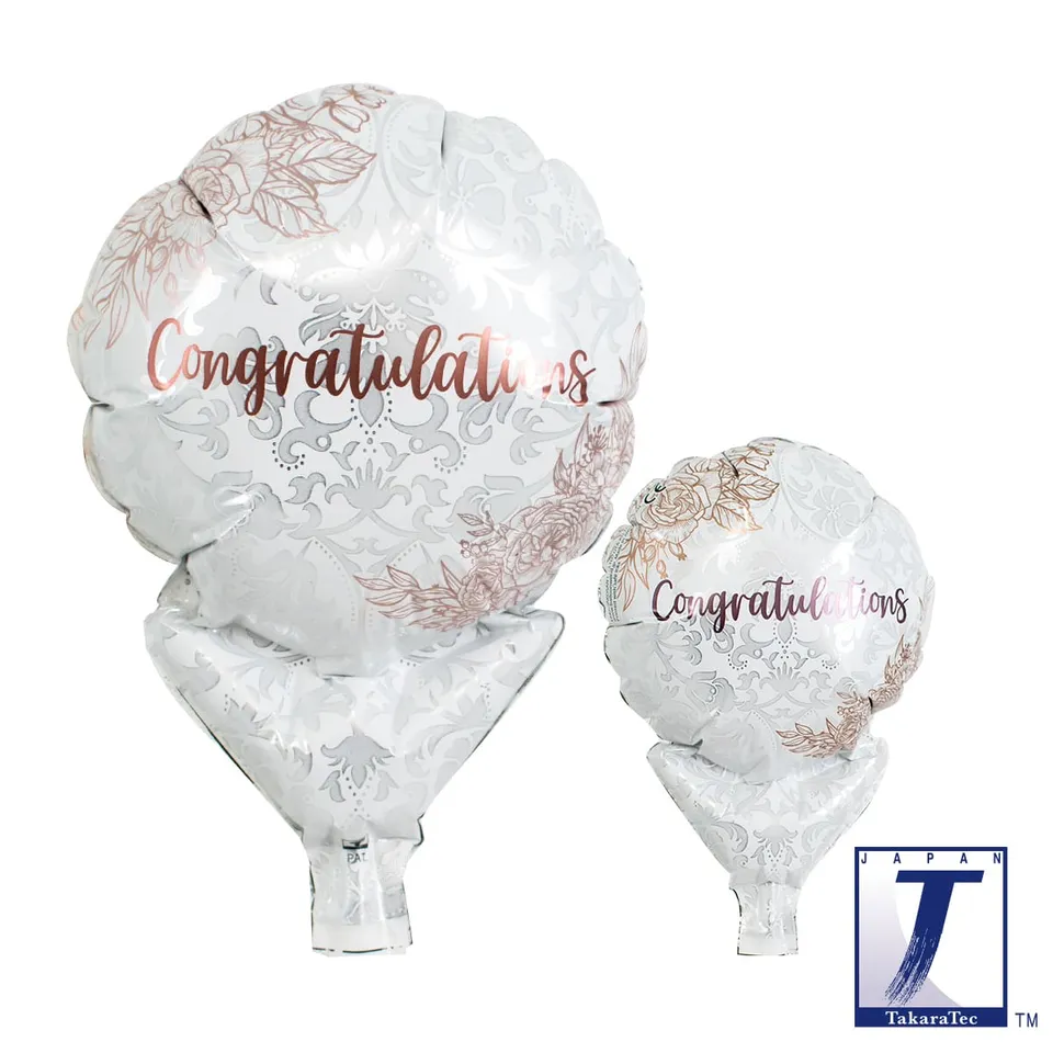 upright-round-5-zoll-folienballon-congrats-damask image 1