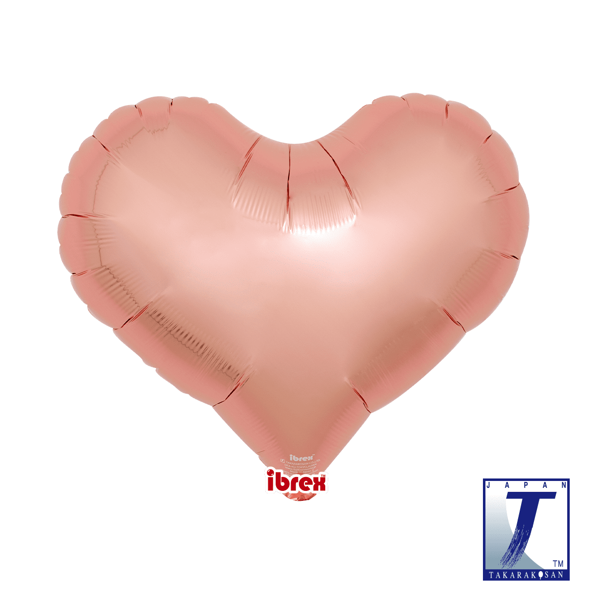 takara-ibrex-jelly-heart-18-zoll-folienballon-ros-gold-metallic image 1