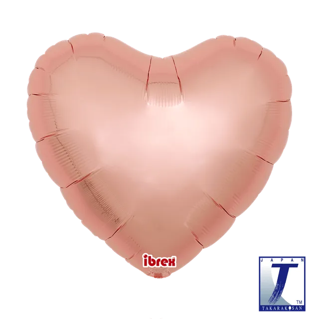 takara-ibrex-heart-14-folienballon-metallic-ros-gold image 1