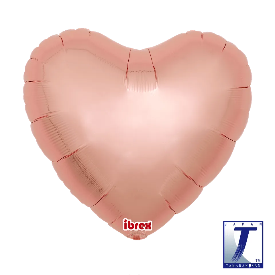 takara-ibrex-heart-18-ballon-metallic-ros-gold-18-zoll image 1