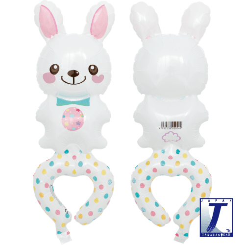 takara-wraparound-friends-white-bunny-folienballon-ostern image 1
