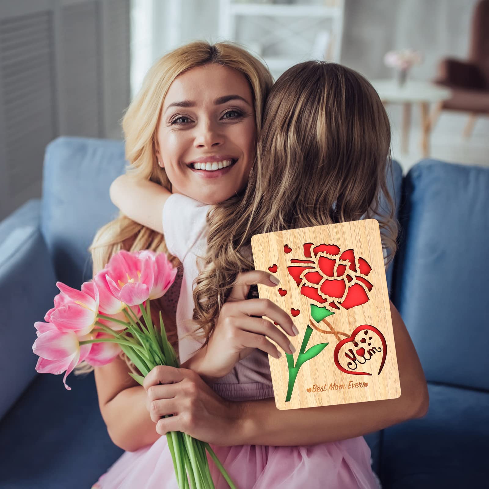 howaf-muttertagskarte-bambusholz-best-mum-ever-umschlag image 7