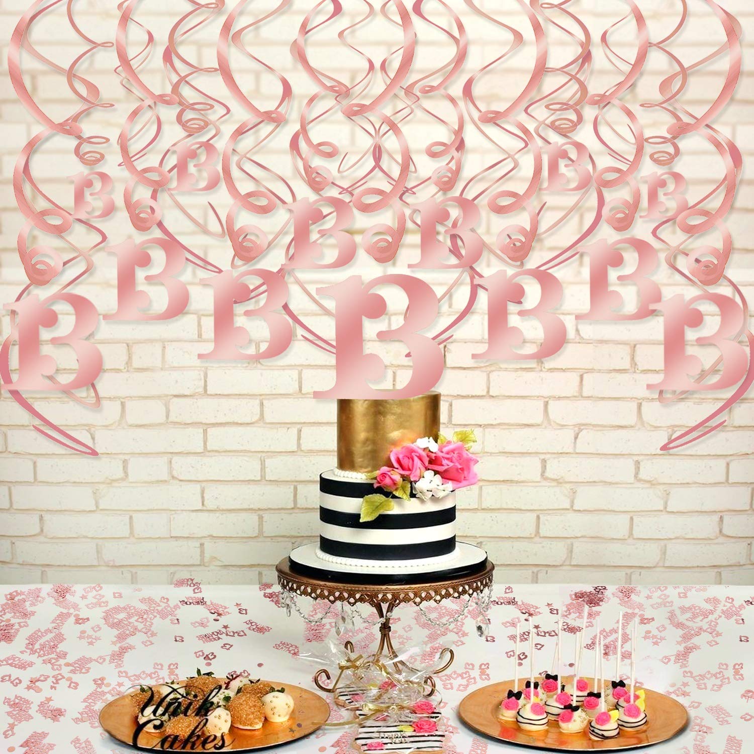 howaf-13-geburtstag-deko-rosegold-h-ngedeko-set image 4