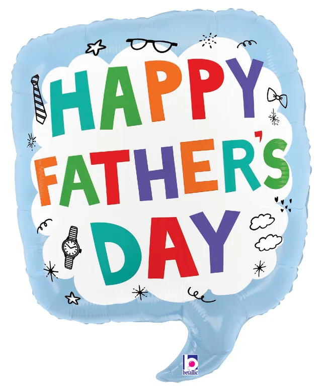 betallic-father-s-day-speech-bubble-folienballon-23-zoll image 1