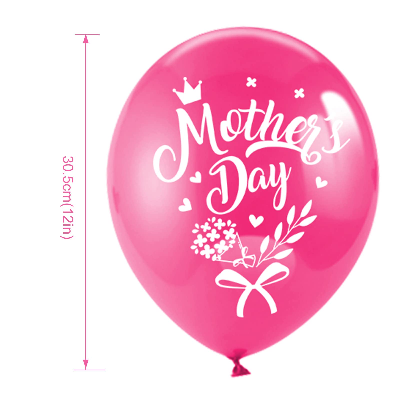 howaf-happy-mother-s-day-ballons-32-st-ck-rosa-12-zoll image 3