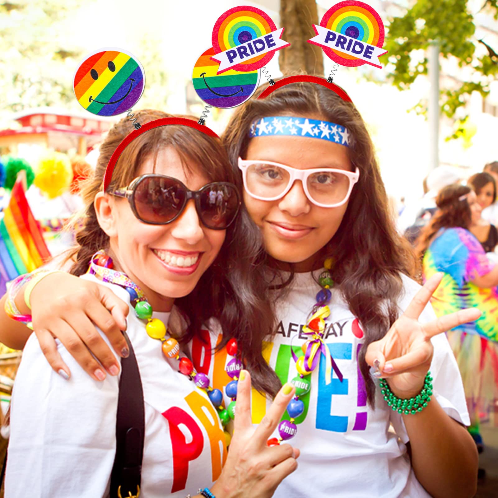howaf-pride-haarreif-regenbogen-stirnband-4er-set-lgbtq-herz image 6