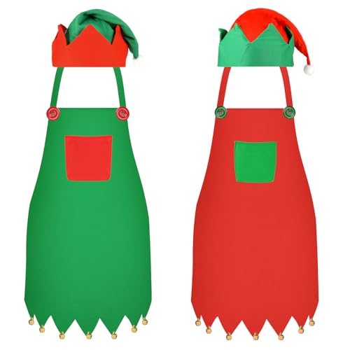 howaf-elf-kost-m-weihnachtssch-rze-elfenm-tze-2er-set image 8