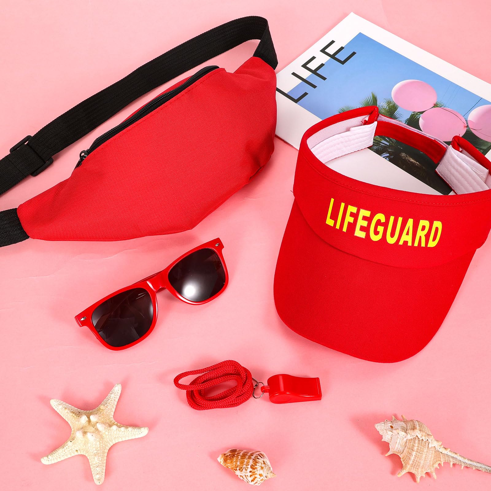 howaf-baywatch-kost-m-lifeguard-set-4-teilig-rot image 4