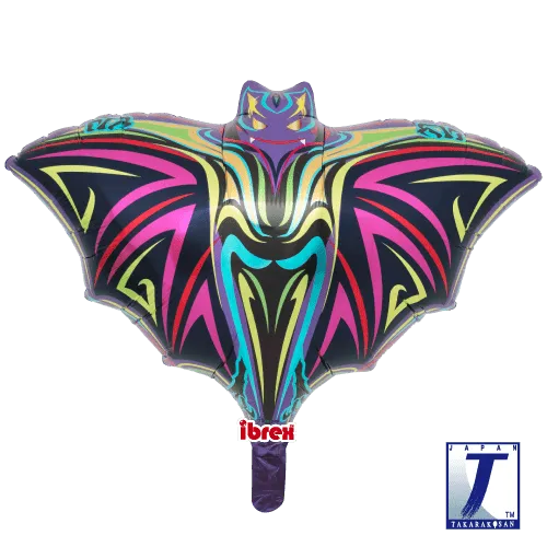 takara-ibrex-shape-14-folienballon-colorful-bat-halloween image 1