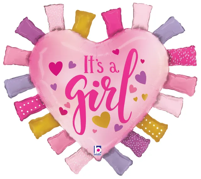 betallic-it-s-a-girl-taggie-heart-folienballon-33-herz-m-dchen image 1