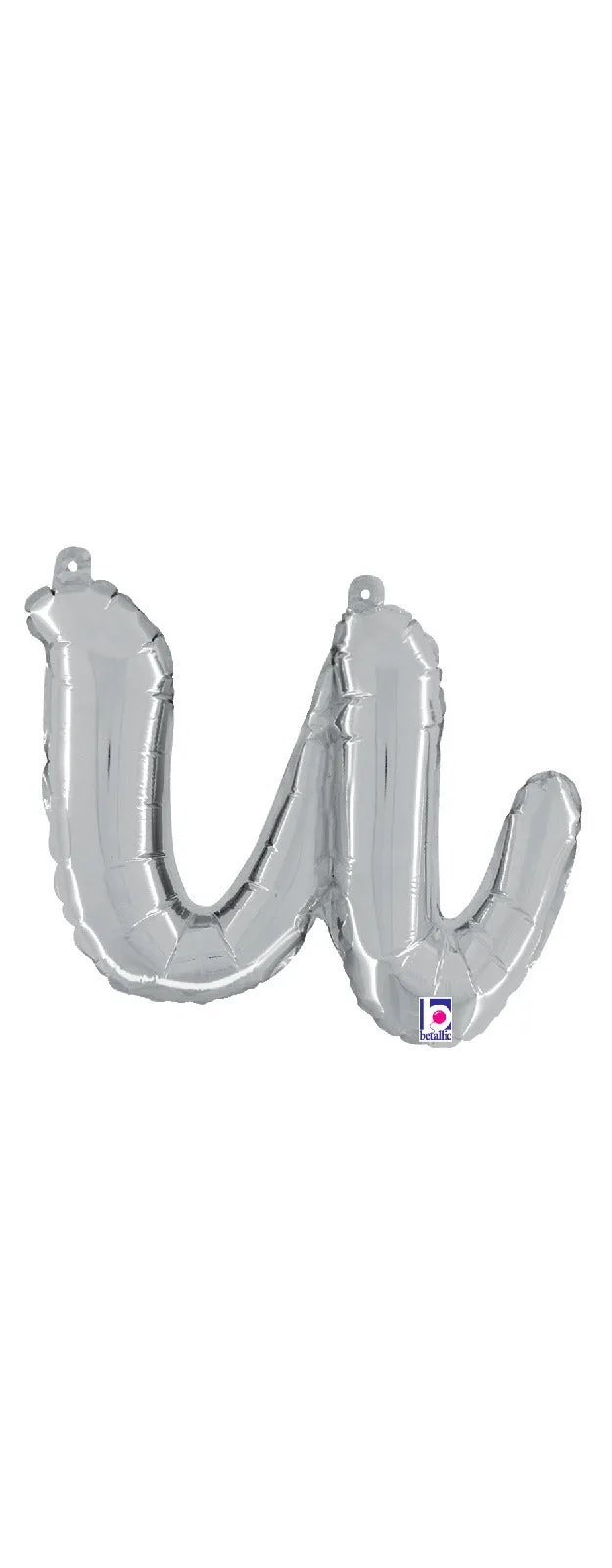 betallic-script-buchstabe-u-silber-14-folienballon image 1