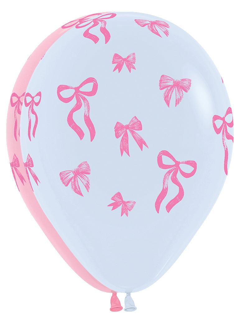 betallic-pretty-bows-folienballon-11-50-st-ck-wei-rosa image 1