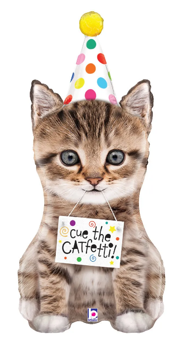 betallic-cue-the-catfetti-folienballon-36-zoll-geburtstag-katze image 1