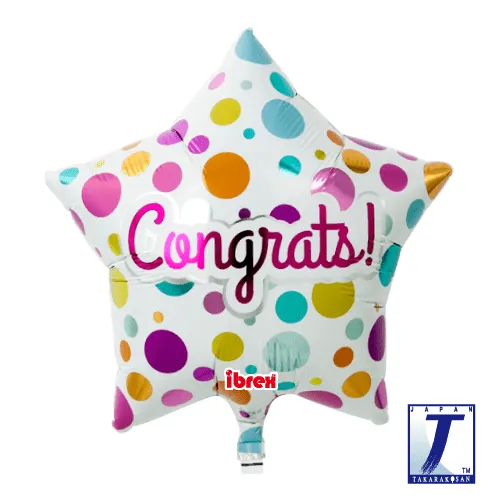 takara-ibrex-star-15-folienballon-congrats-dots-wei image 1
