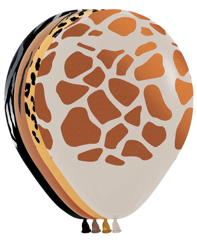 betallic-latex-animal-print-mix-latexballon-11-50-st-ck image 1