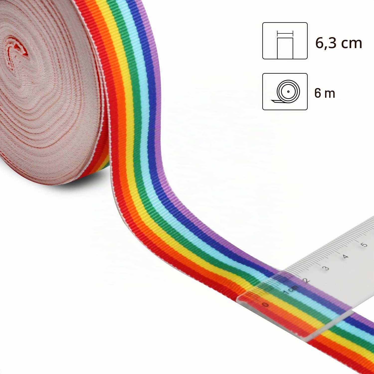 howaf-regenbogenband-ripsband-25mm-20m-bunt-geschenkband image 4