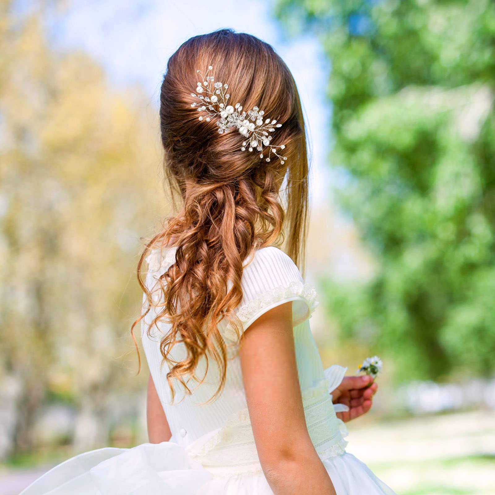 howaf-braut-haarschmuck-3er-set-blume-kristall-perlen image 5