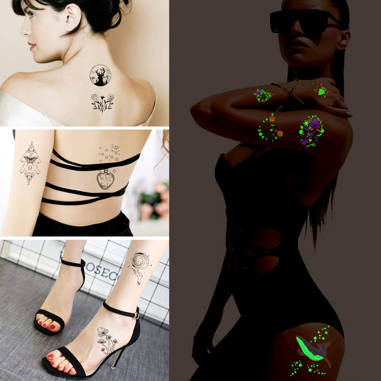 howaf-tempor-re-tattoos-schwarz-tiere-12-bl-tter-wasserdicht image 7