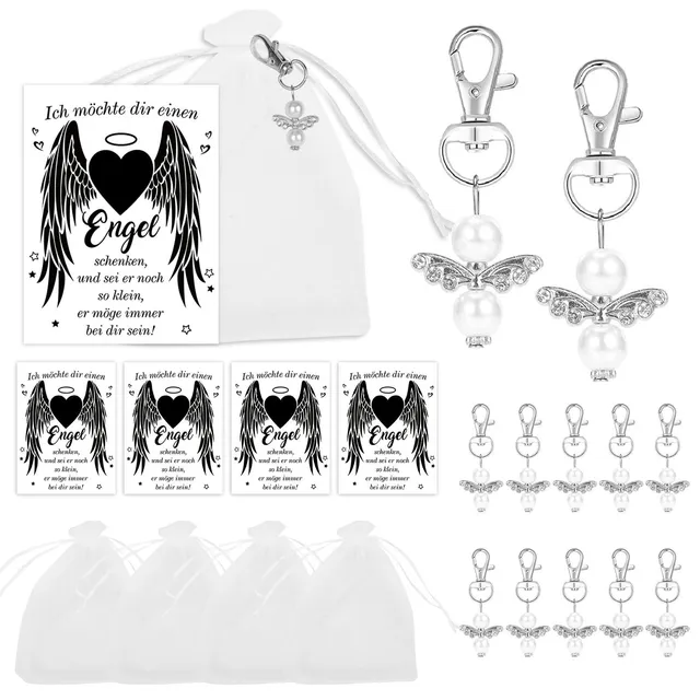 howaf-schutzengel-anh-nger-set-10-stk-mit-beutel-und-karte image 1