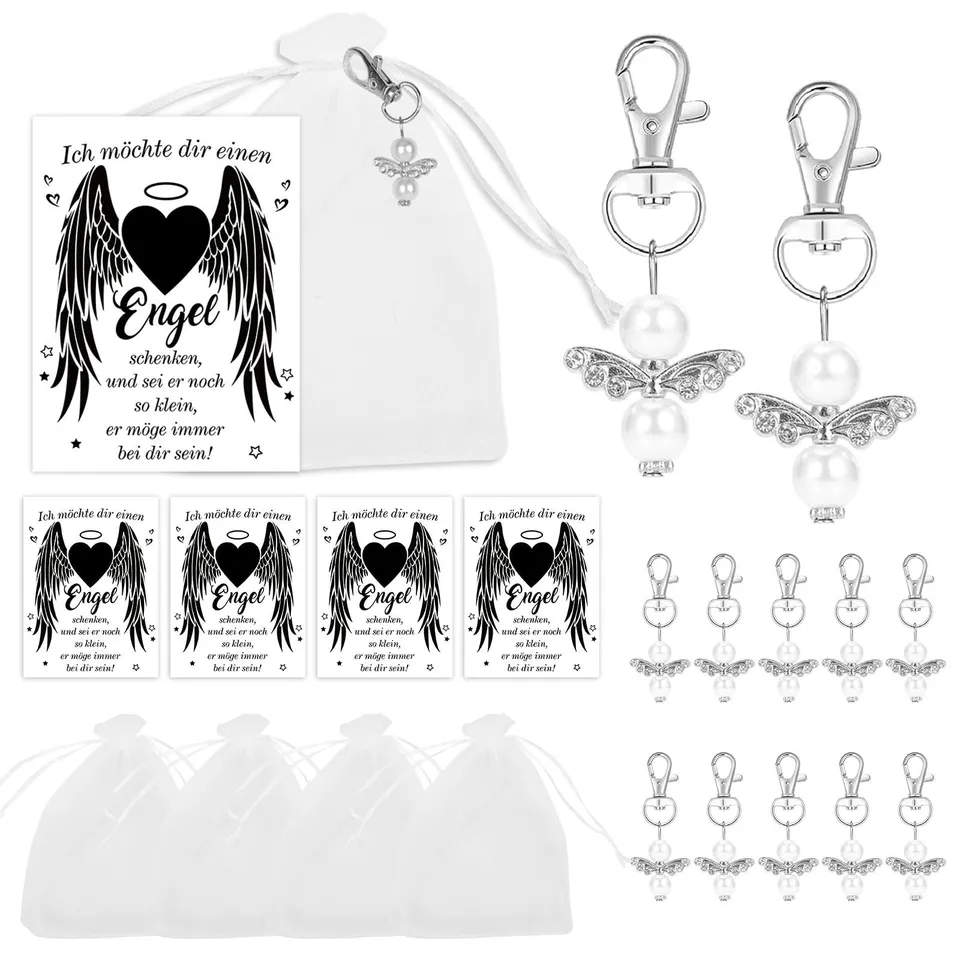 howaf-schutzengel-anh-nger-set-10-stk-mit-beutel-und-karte image 1