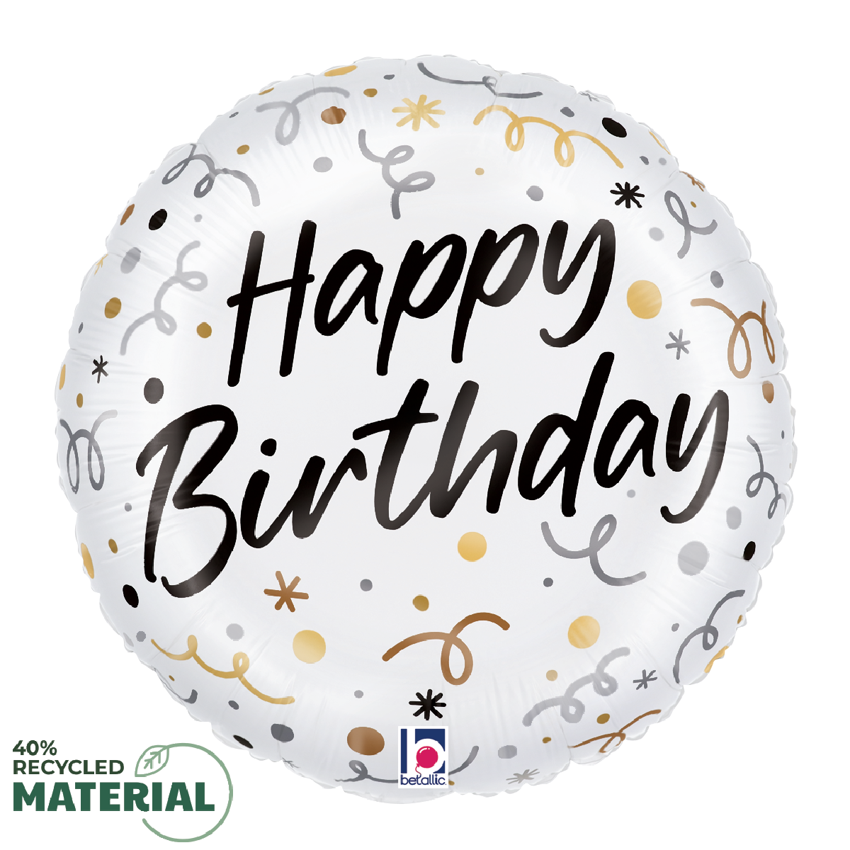 betallic-satin-birthday-streamers-folienballon-18-zoll-satin image 1