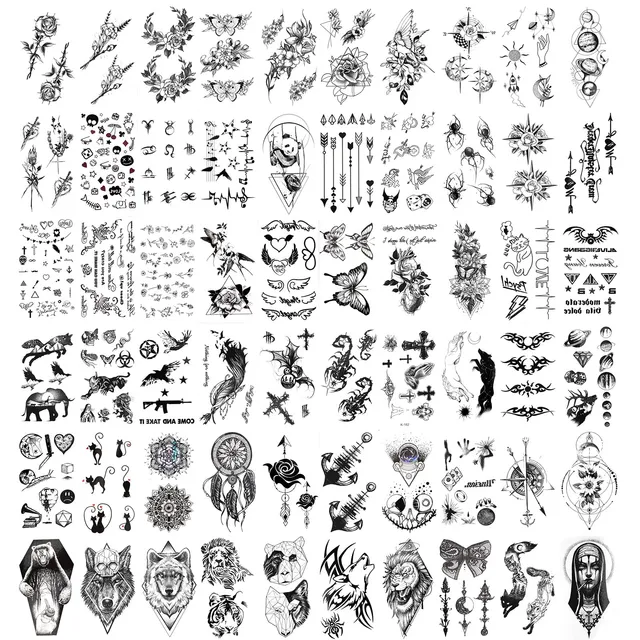 howaf-tempor-re-tattoos-schwarz-klein-60-bl-tter image 1