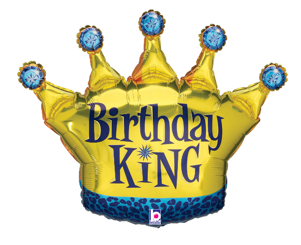 betallic-foil-birthday-king-folienballon-geburtstag-mini image 2