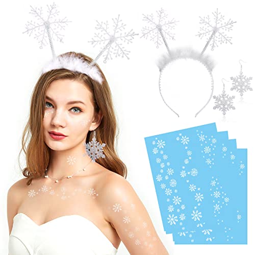 howaf-temporary-tattoos-schneeflocke-kost-m-set-haarreif image 7
