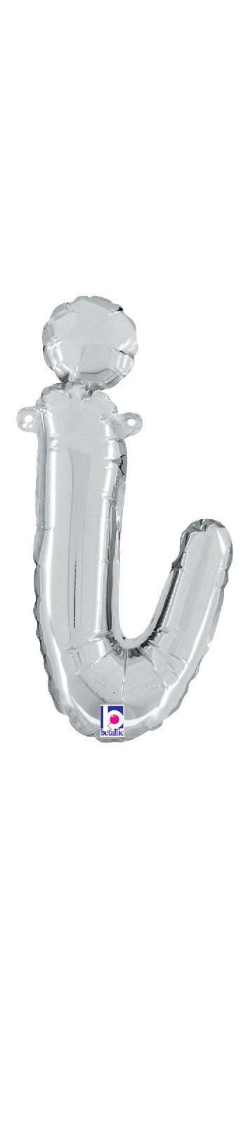 betallic-script-letter-i-silber-folienballon-14-buchstabe image 1