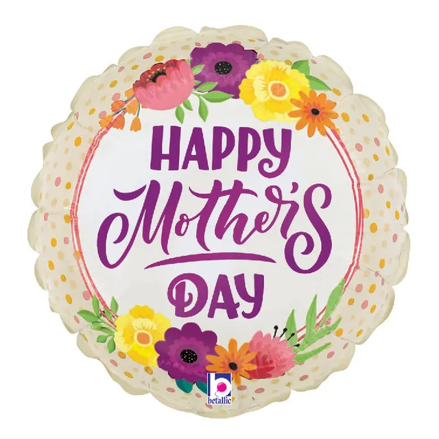 betallic-satin-mother-s-day-flowers-folienballon-9-blumen image 1
