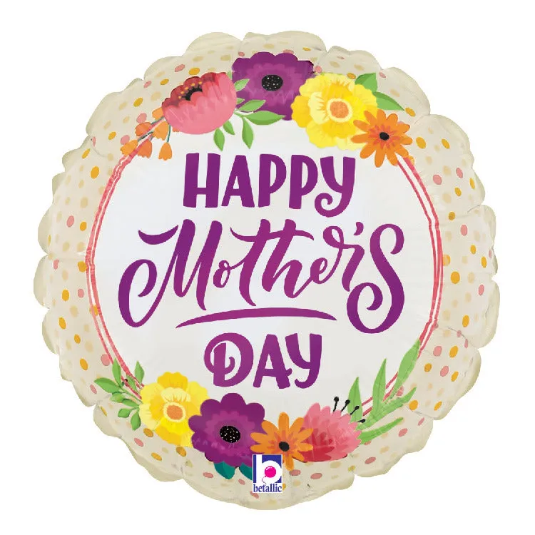 betallic-satin-mother-s-day-flowers-folienballon-9-blumen image 1