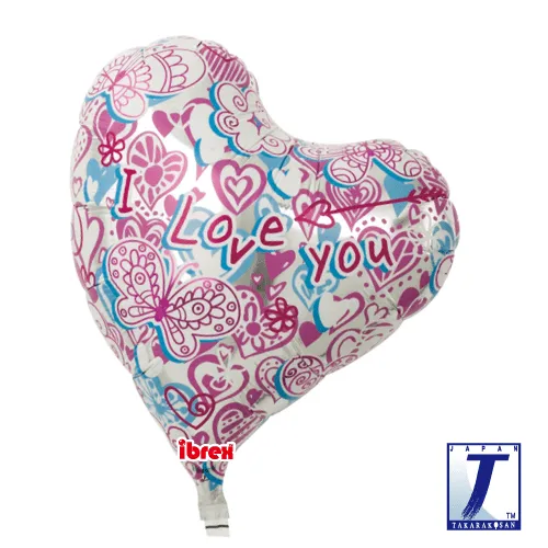 takara-ibrex-sweet-heart-14-i-love-you-folienballon image 1