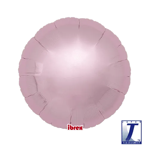 takara-ibrex-round-14-zoll-folienballon-metallic-hellrosa image 1
