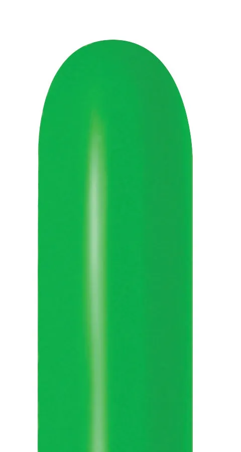 betallic-latex-deluxe-shamrock-green-modellierballon-260-100st image 1