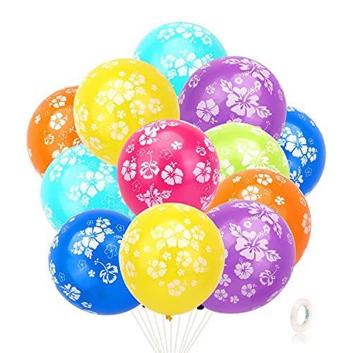 howaf-hawaii-luftballons-35-stk-latex-hibiskus-bunt-12-zoll image 8