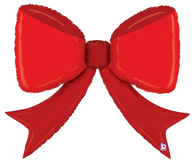 betallic-foil-balloons-red-bow-folienballon-41-zoll-schleife image 1