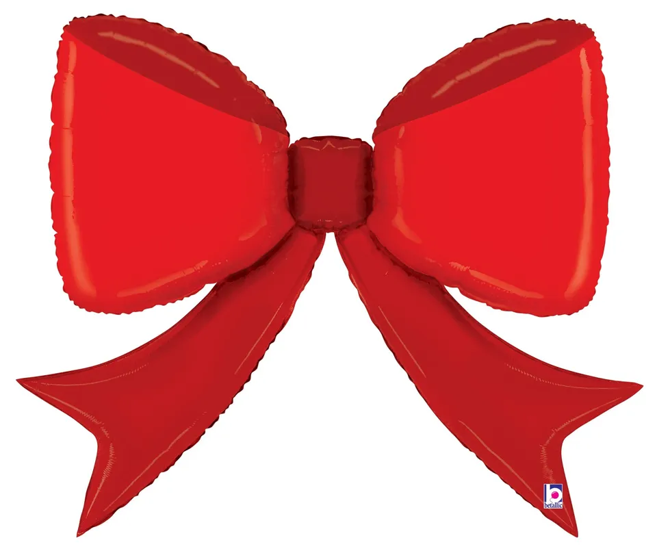 betallic-foil-balloons-red-bow-folienballon-41-zoll-schleife image 1