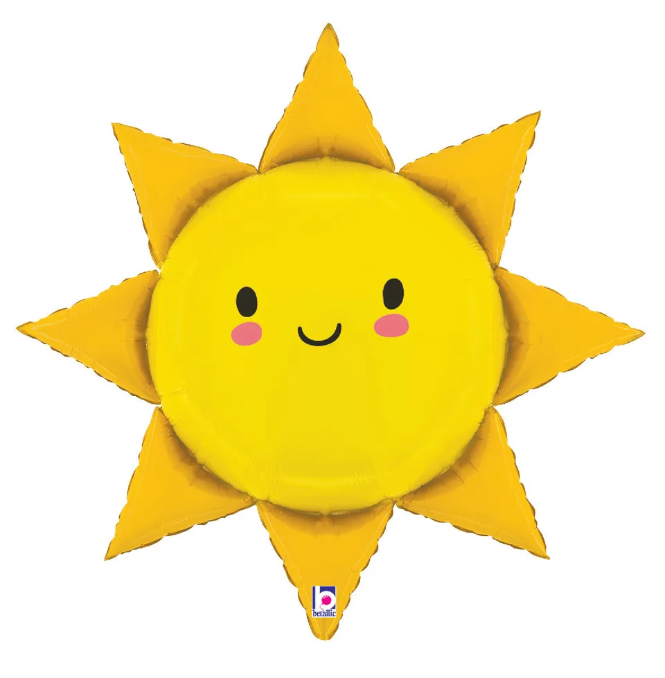 betallic-summer-sun-folienballon-31-zoll-sonne-gelb image 1
