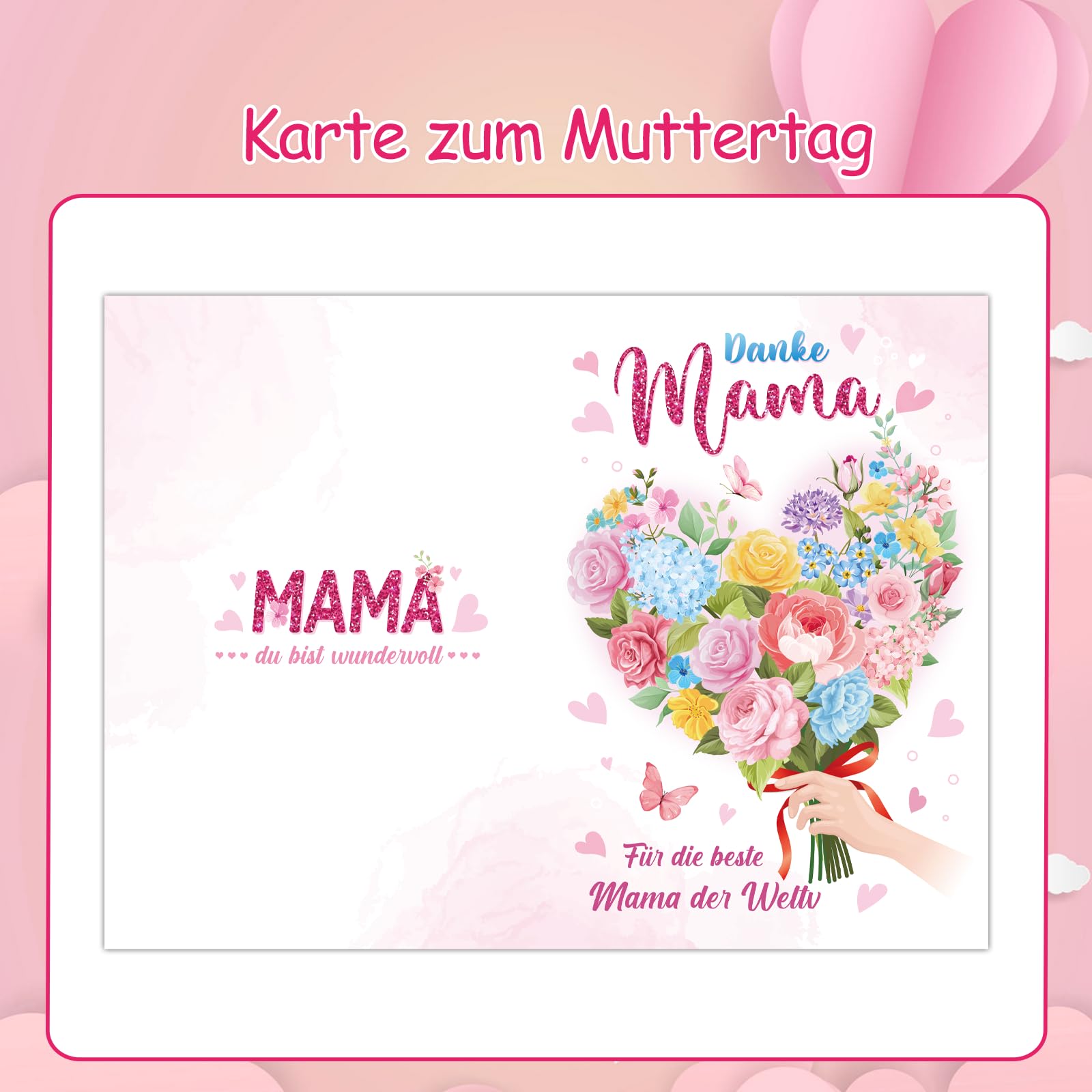 howaf-muttertagskarte-mit-schl-sselanh-nger-mama-set-a image 3