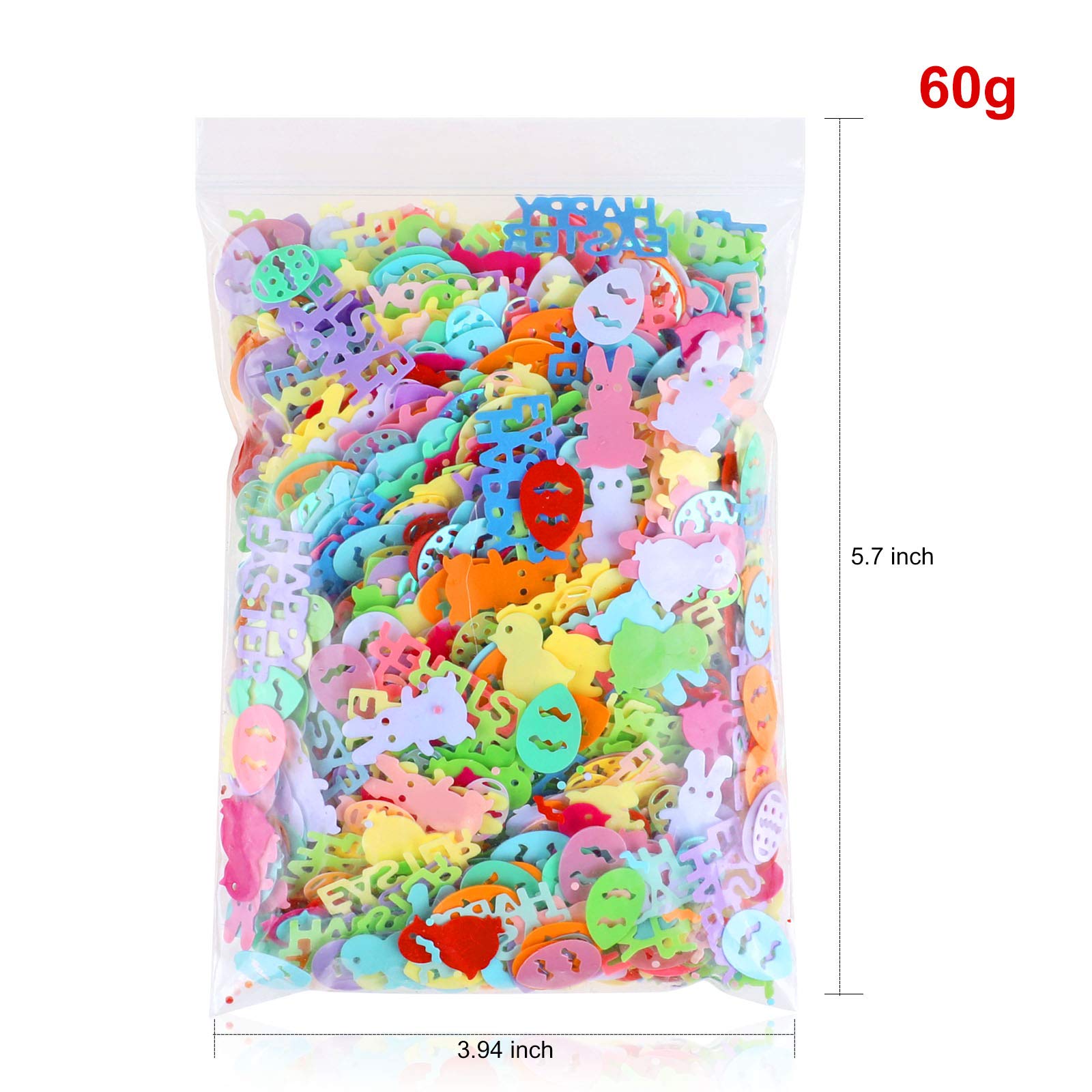 howaf-ostern-konfetti-tisch-glitzer-bunt-60g image 3