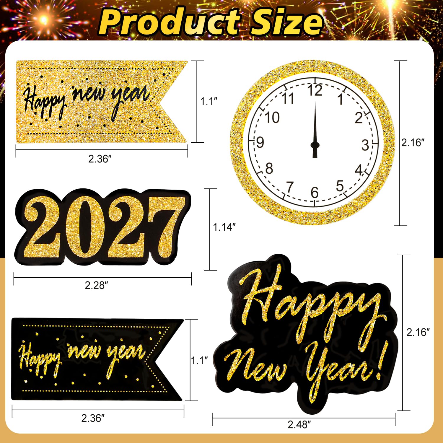 howaf-silvester-deko-2027-cupcake-topper-tortendeko-25-st-ck image 2