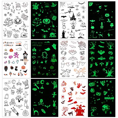 howaf-halloween-tattoo-kinder-6-b-gen-leuchtend-150-stk image 7