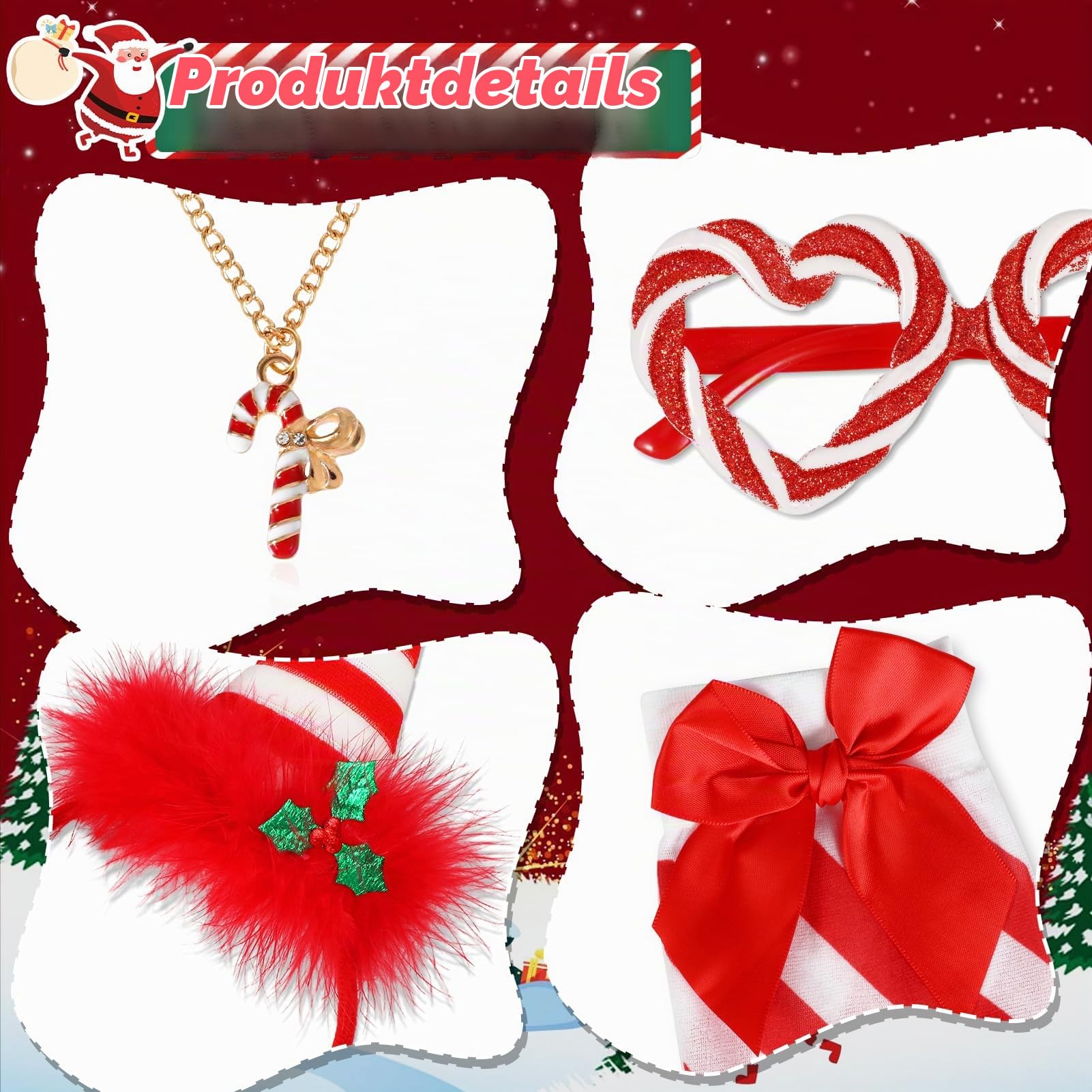 howaf-zuckerstange-weihnachtskost-m-set-rot-einheitsgr-e-5-teilig image 3