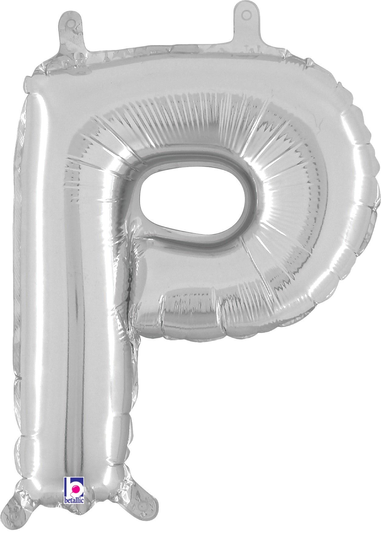 betallic-foil-balloons-buchstabe-p-folienballon-silber-14-zoll image 2