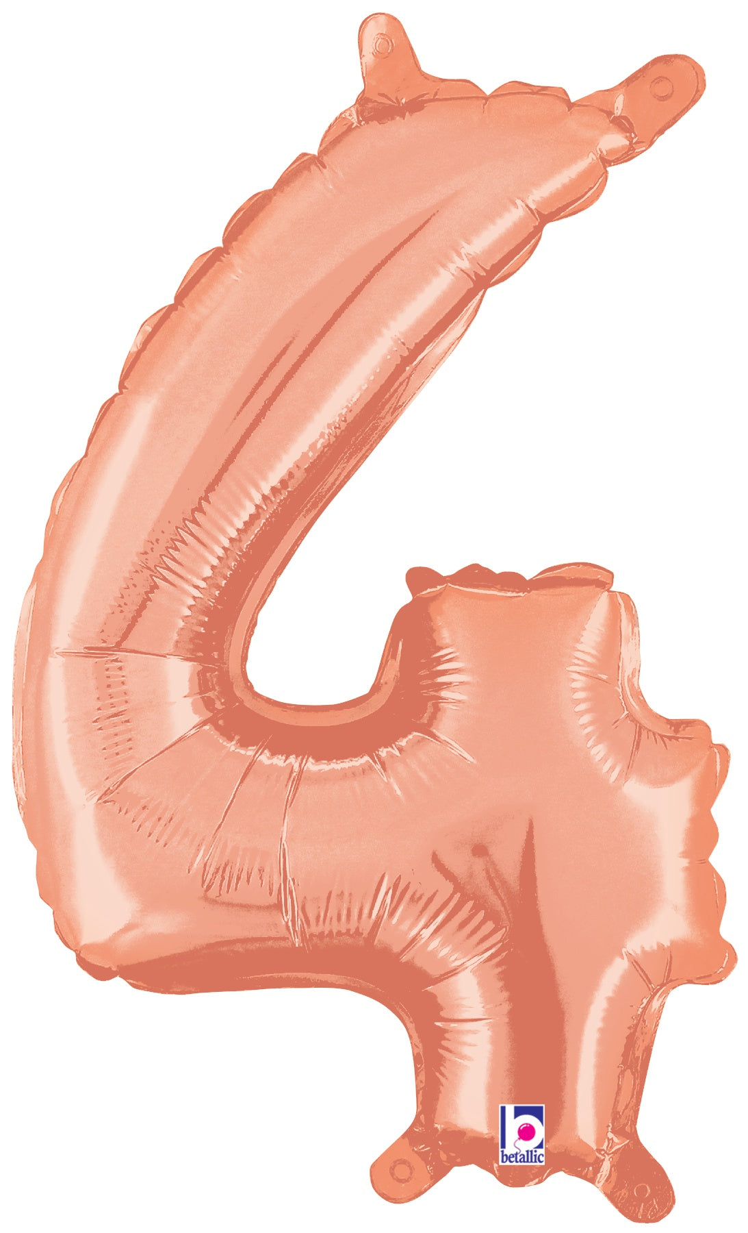 betallic-number-4-rose-gold-folienballon-34-zahl image 2