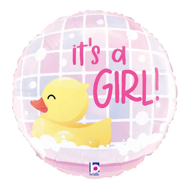 betallic-foil-balloons-it-s-a-girl-rubber-ducky-folienballon-18 image 1