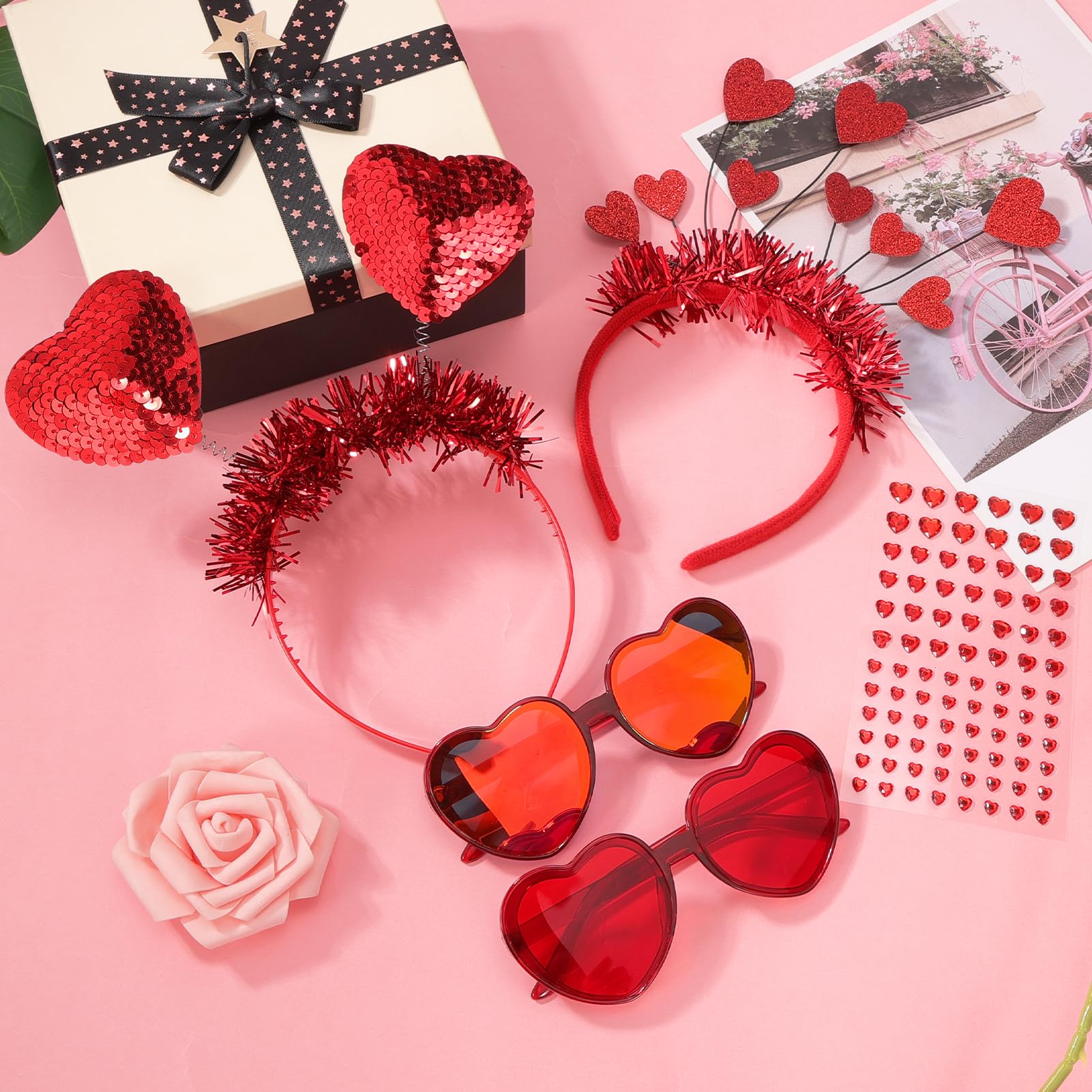 howaf-herz-haarreif-set-rot-5-teilig-valentinstag-amor image 4