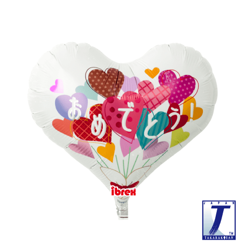 takara-ibrex-jelly-heart-14-zoll-congrats-folienballon image 1