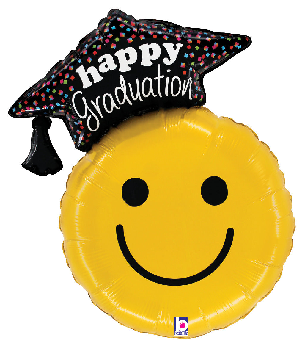 betallic-graduation-smiley-folienballon-26-14 image 2